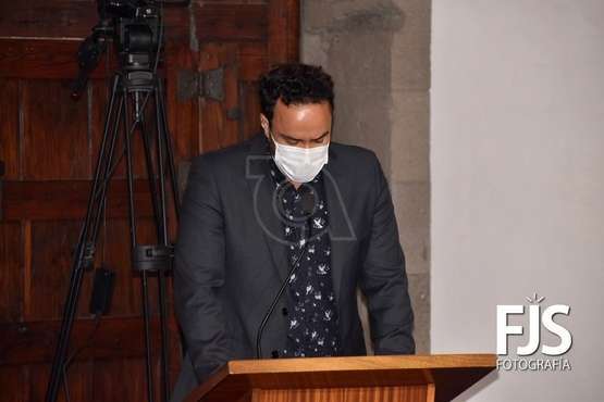 Armando Ravelo filma la condena de Telde a Marruecos por violar los derechos humanos/Francisco Javier Santana.